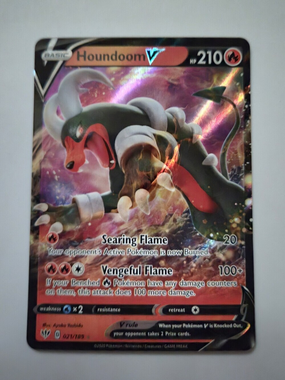 Houndoom V #21 | Pokemon Darkness Ablaze